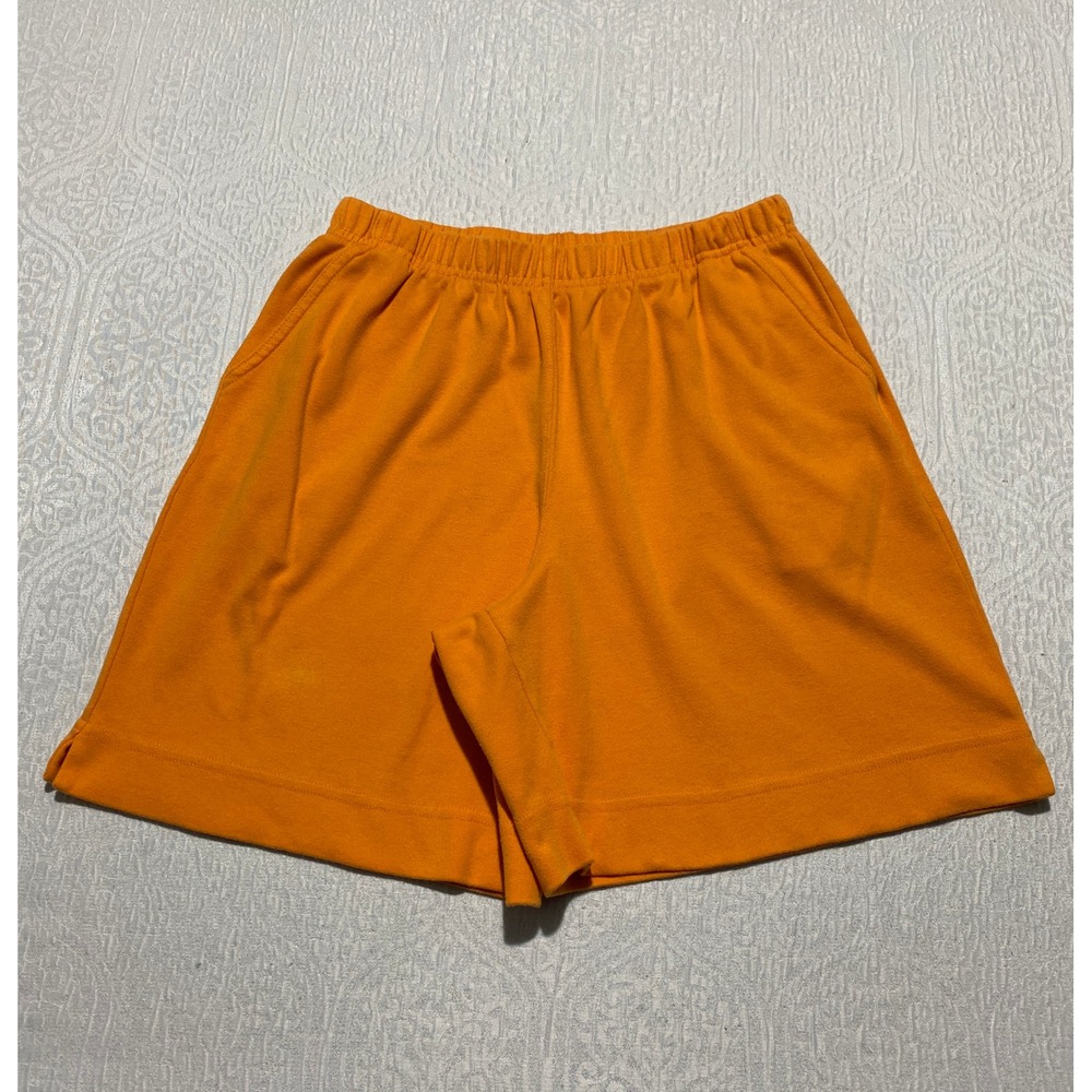 White Stag Womens Orange Competitive Terry Cloth Casual Shorts Medium